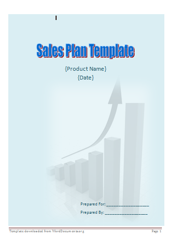 Sales Plan Template 