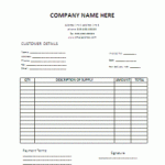 Tax Invoice Template